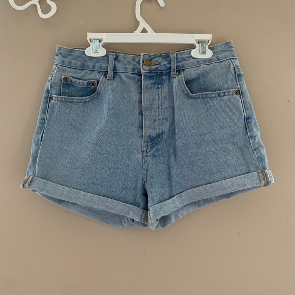 Forever 21 High Rise Jean Shorts